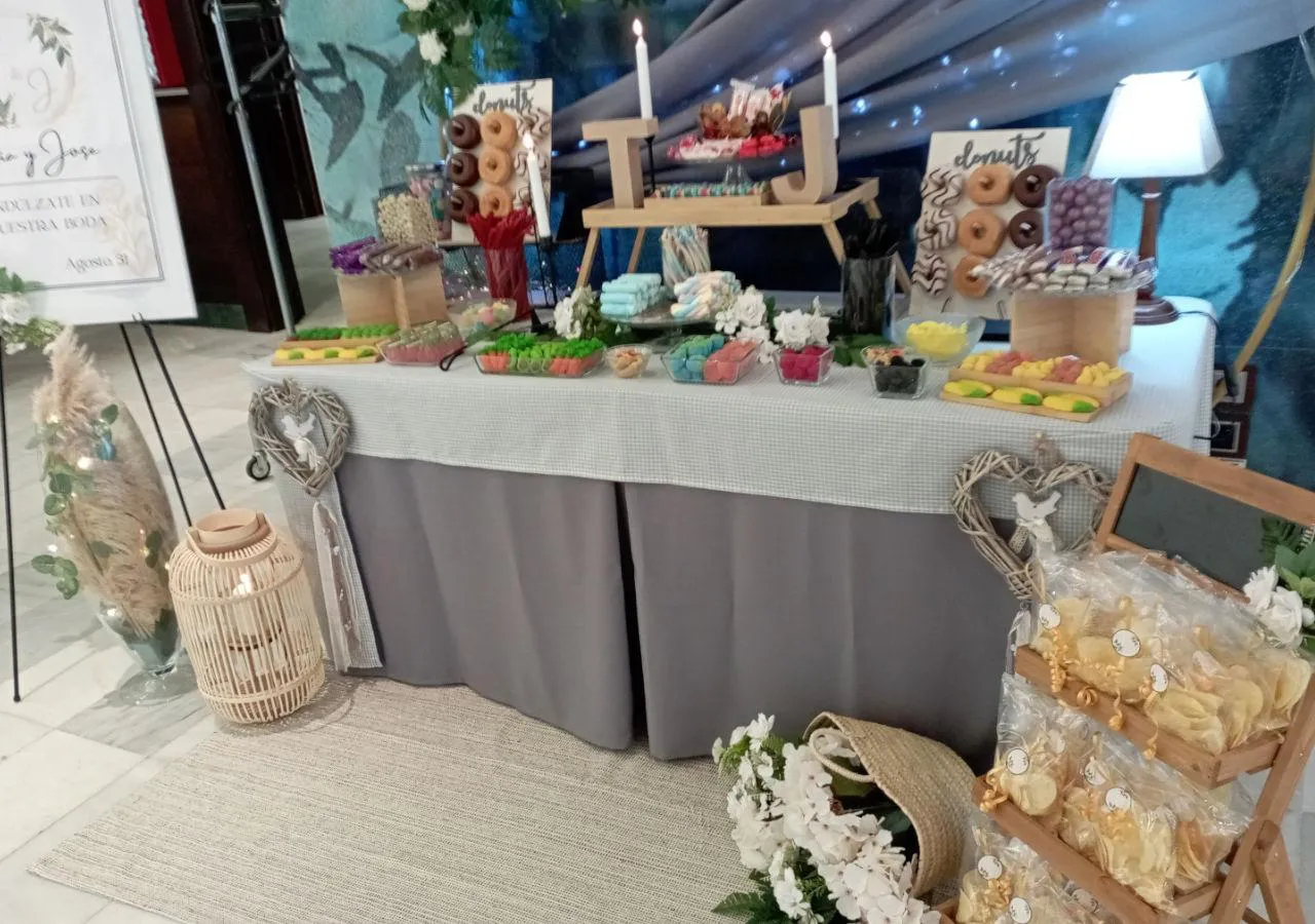 Mesa dulce para eventos